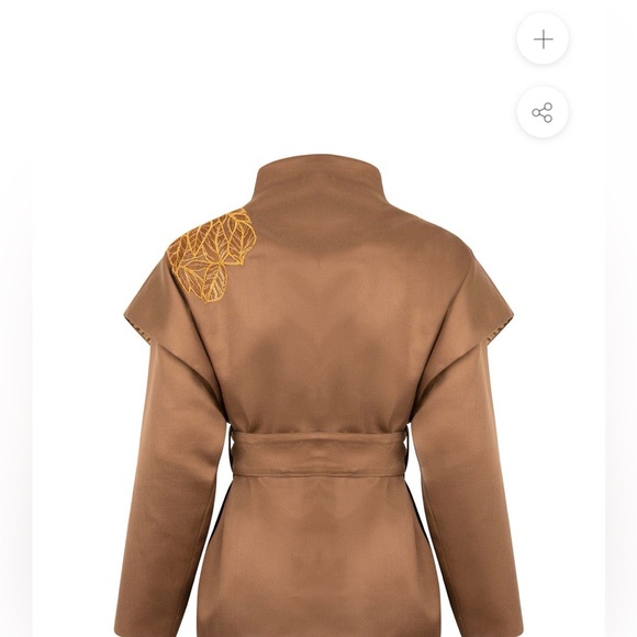 Nadya Shah Wool and Silk Embroidered Jacket - Picture 5 of 6